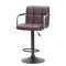 Барний стілець Onder Mebli Arno-Arm BAR BK-BASE Темно-коричневий 1015 Екошкіра-1-thumb