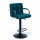 Барный стул Onder Mebli Arno-Arm BAR BK-BASE Зеленый 1002 Экокожа