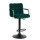 Барний стілець Onder Mebli Arno-Arm BAR BK-BASE Зелений B-1003 Оксамит