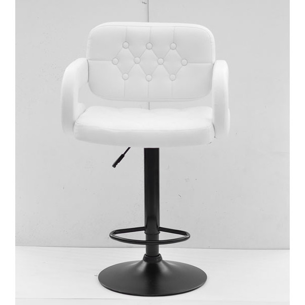 Барний стілець Onder Mebli Gor BAR BK-BASE Білий Екошкіра-2