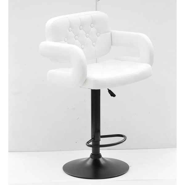Барний стілець Onder Mebli Gor BAR BK-BASE Білий Екошкіра-0