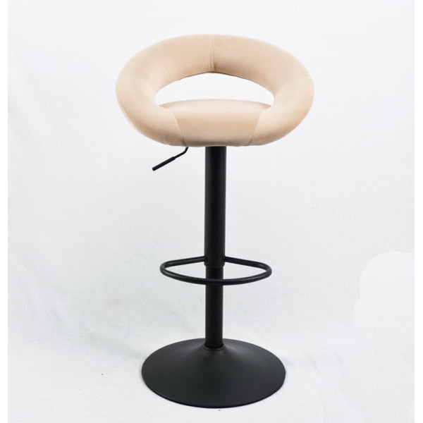 Барный стул Onder Mebli Holy BAR BK-BASE Бежевый B-1005 Бархат-1