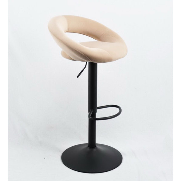 Барный стул Onder Mebli Holy BAR BK-BASE Бежевый B-1005 Бархат-0