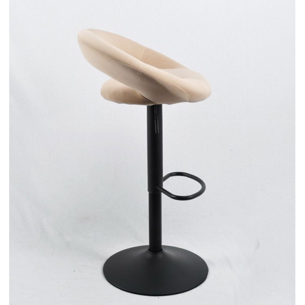Барный стул Onder Mebli Holy BAR BK-BASE Бежевый B-1005 Бархат-4