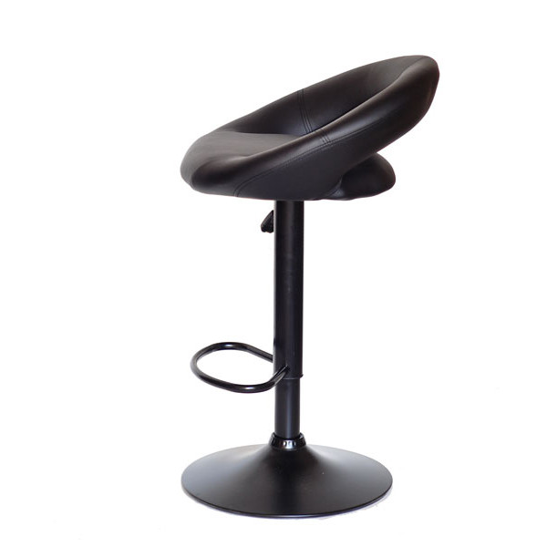 Барный стул Onder Mebli Holy BAR BK-BASE Черный Экокожа-1