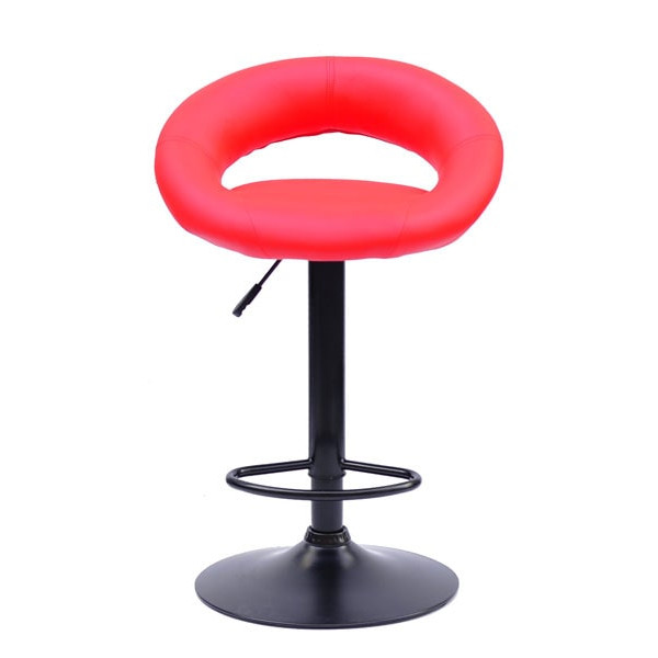 Барный стул Onder Mebli Holy BAR BK-BASE Красный 1007 Экокожа-0