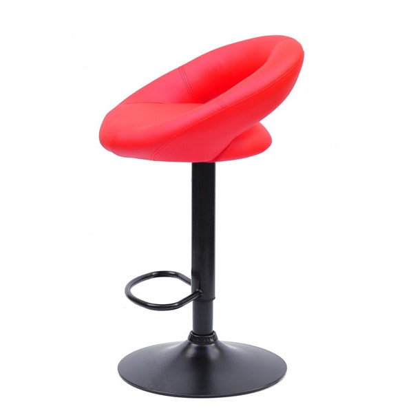 Барный стул Onder Mebli Holy BAR BK-BASE Красный 1007 Экокожа-2