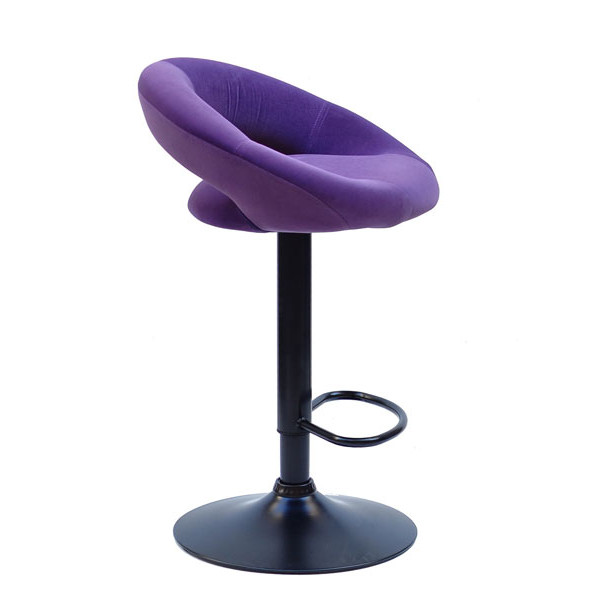 Барний стілець Onder Mebli Holy BAR BK-BASE Пурпуровий B-1013 Оксамит-2