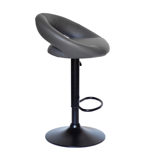 Барный стул Onder Mebli Holy BAR BK-BASE Серый 1001 Экокожа-3