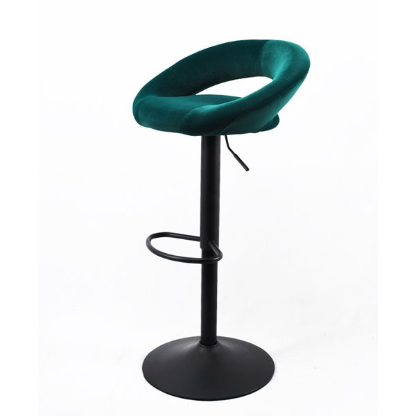 Барный стул Onder Mebli Holy BAR BK-BASE Зеленый B-1003 Бархат-1