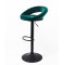 Барный стул Onder Mebli Holy BAR BK-BASE Зеленый B-1003 Бархат-1-thumb