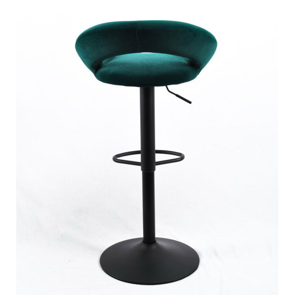 Барный стул Onder Mebli Holy BAR BK-BASE Зеленый B-1003 Бархат-4