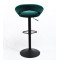 Барный стул Onder Mebli Holy BAR BK-BASE Зеленый B-1003 Бархат-4-thumb