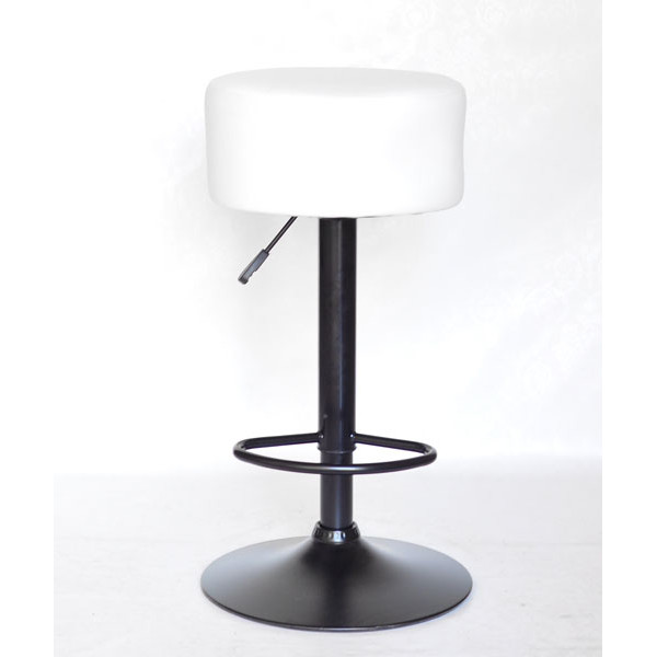 Барний стілець Onder Mebli Rene BAR BK-BASE Білий Екошкіра-0