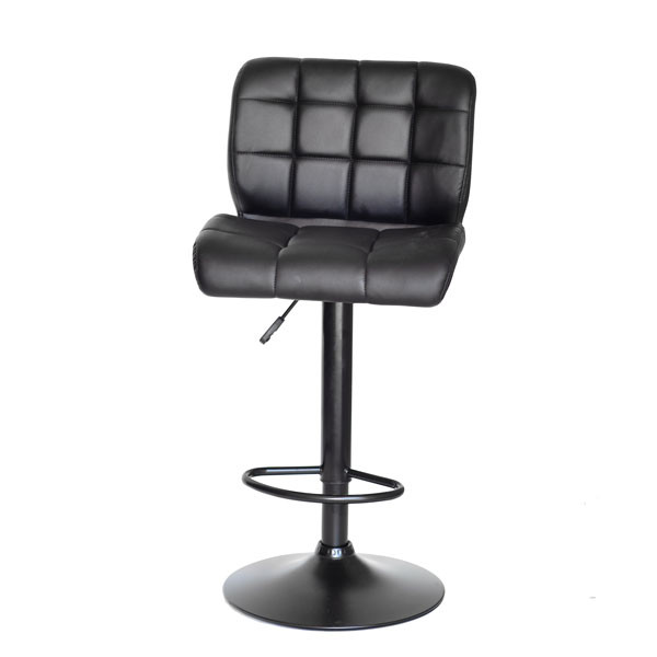 Барный стул Onder Mebli Soho BAR BK-BASE Черный Экокожа-1