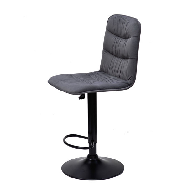 Барный стул Onder Mebli Split BAR BK-BASE Серый B-1004 Бархат-2