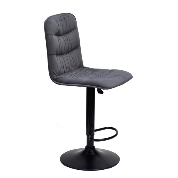 Барный стул Onder Mebli Split BAR BK-BASE Серый B-1004 Бархат-3