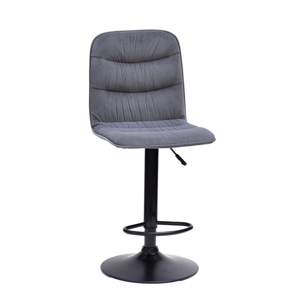 Барный стул Onder Mebli Split BAR BK-BASE Серый B-1004 Бархат-0