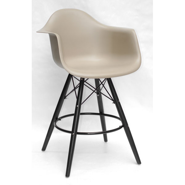 Напівбарне крісло Onder Mebli Leon BAR 65-BK Бежевий 06 Пластик-0