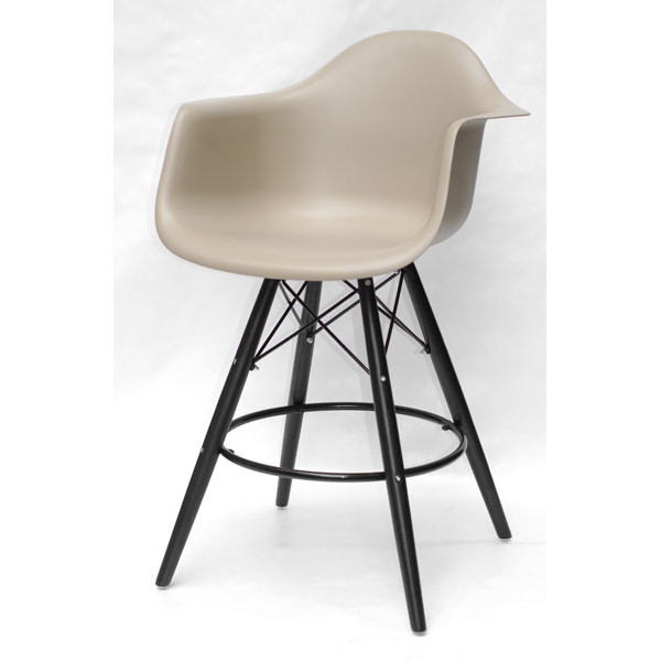 Напівбарне крісло Onder Mebli Leon BAR 65-BK Бежевий 06 Пластик-1