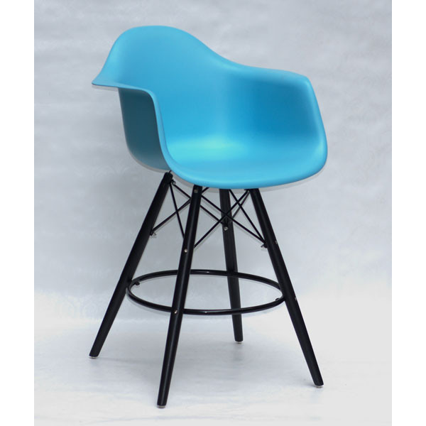 Полубарное кресло Onder Mebli Leon BAR 65-BK Голубой 52 Пластик-0