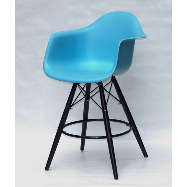 Полубарное кресло Onder Mebli Leon BAR 65-BK Голубой 52 Пластик-1