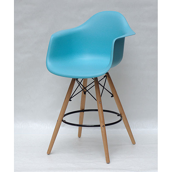 Напівбарне крісло Onder Mebli Leon BAR 65 Блакитний 52 Пластик-1