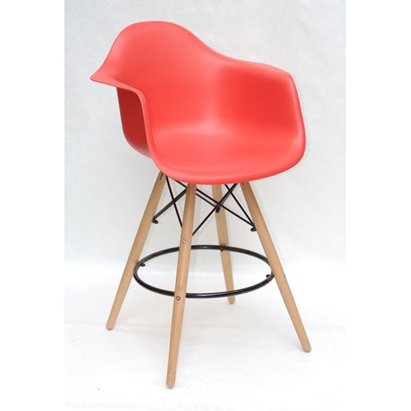 Полубарное кресло Onder Mebli Leon BAR 65 Красный 05 Пластик-0