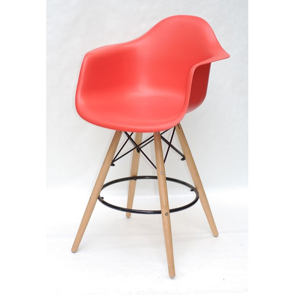 Полубарное кресло Onder Mebli Leon BAR 65 Красный 05 Пластик-1