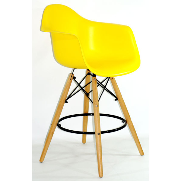 Полубарное кресло Onder Mebli Leon BAR 65 Желтый 12 Пластик-4