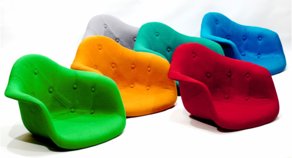 Полубарное кресло Onder Mebli Leon Soft BAR 65 Вискоза Красный K-9-4