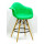 Полубарное кресло Onder Mebli Leon Soft BAR 65 Шерсть Зеленый W-17