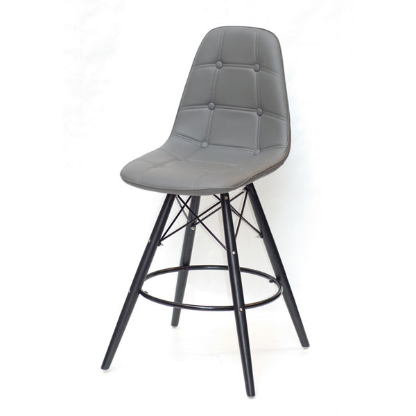 Напівбарний стілець Onder Mebli Alex BAR 65-BK Сірий 21-1