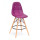 Полубарный стул Onder Mebli Alex BAR 65 Пурпурный 61 Экокожа