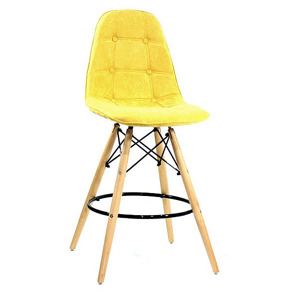 Полубарный стул Onder Mebli Alex BAR 65 Шенилл Желтый G-100-0