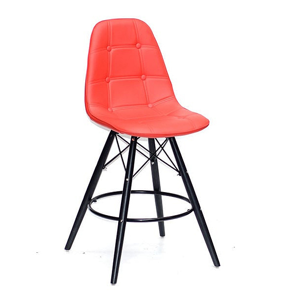 Напівбарний стілець Onder Mebli Alex BAR 65-BK Червоний 05-0