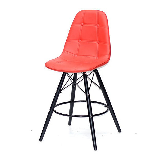 Напівбарний стілець Onder Mebli Alex BAR 65-BK Червоний 05-1