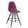 Напівбарний стілець Onder Mebli Alex BAR 65-BK Пурпурний 61 Екошкіра
