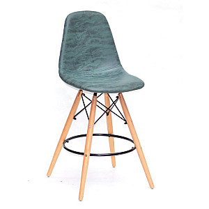 Напівбарний стілець Onder Mebli Lari BAR 65 Зелений MR-202 Нубук