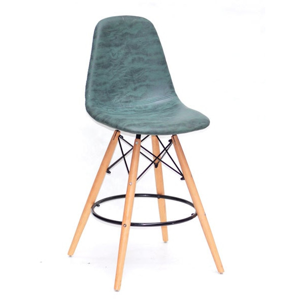 Напівбарний стілець Onder Mebli Lari BAR 65 Зелений MR-202 Нубук-0