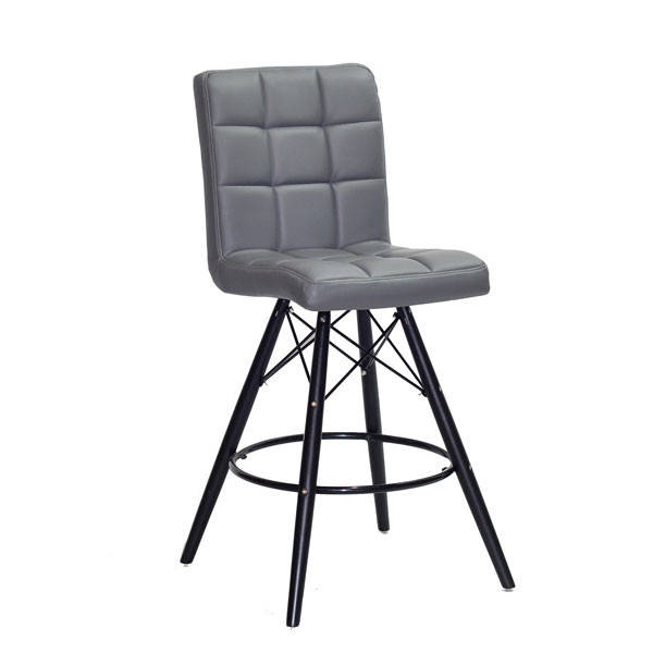 Напівбарний стілець Onder Mebli Marcus BAR 65-BK Сірий 1001-0
