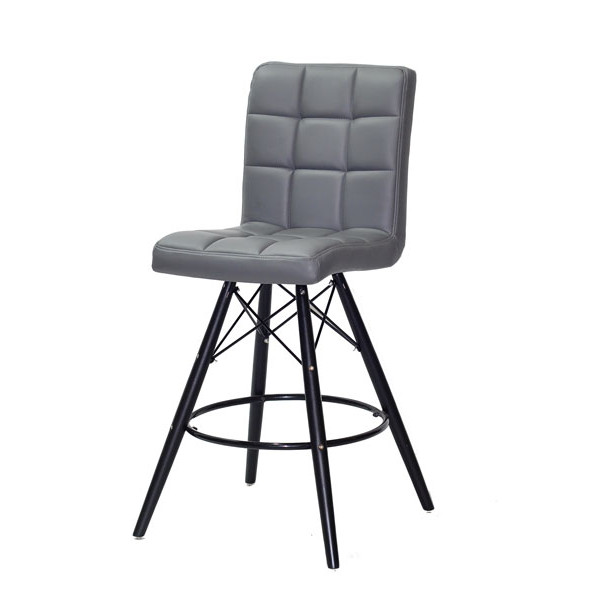 Напівбарний стілець Onder Mebli Marcus BAR 65-BK Сірий 1001-1