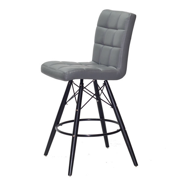 Напівбарний стілець Onder Mebli Marcus BAR 65-BK Сірий 1001-3