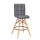 Полубарный стул Onder Mebli Marcus BAR 65 Серый 1001