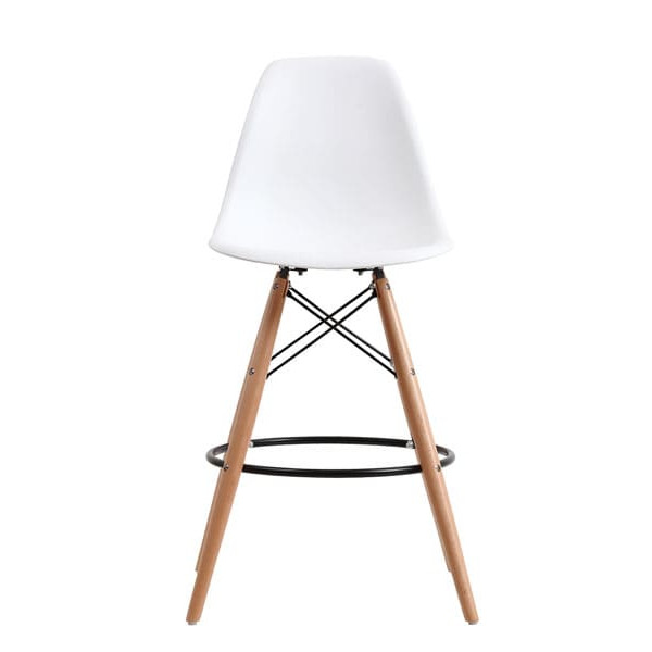 Напівбарний стілець Onder Mebli Nik BAR 65 Білий 07-1