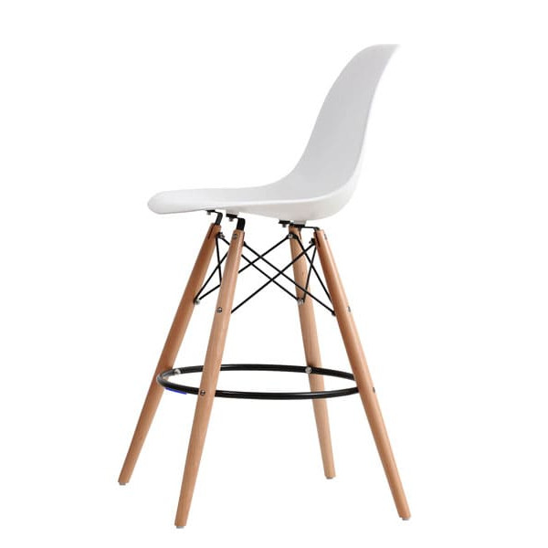 Напівбарний стілець Onder Mebli Nik BAR 65 Білий 07-2