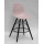 Напівбарний стілець Onder Mebli Nik BAR 65-BK Рожевий 63