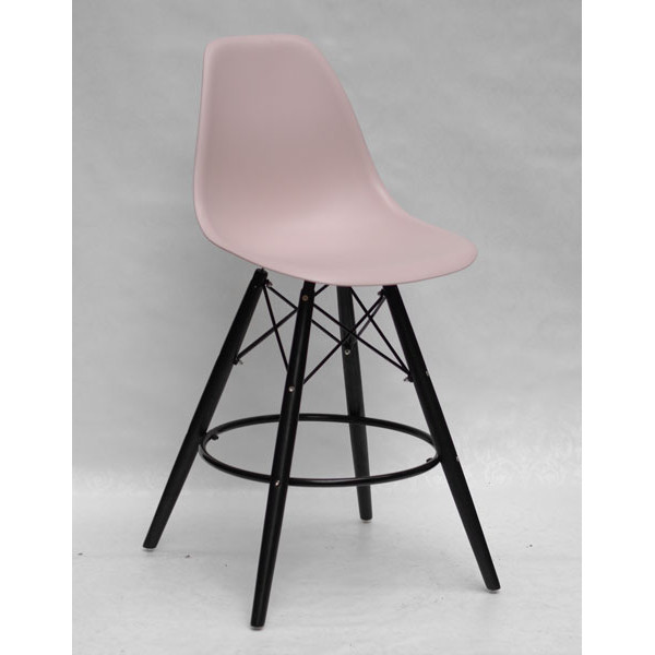 Напівбарний стілець Onder Mebli Nik BAR 65-BK Рожевий 63-0