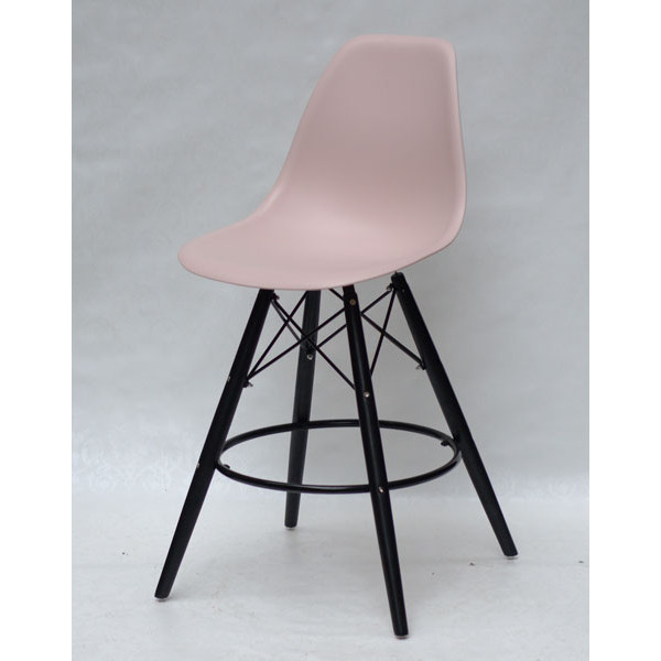 Напівбарний стілець Onder Mebli Nik BAR 65-BK Рожевий 63-1