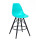 Напівбарний стілець Onder Mebli Nik BAR 65-BK Зелений 42